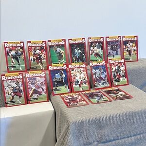 1989 Washington Redskins Football Collection sponsored by Mobil, Fox 5, PACT